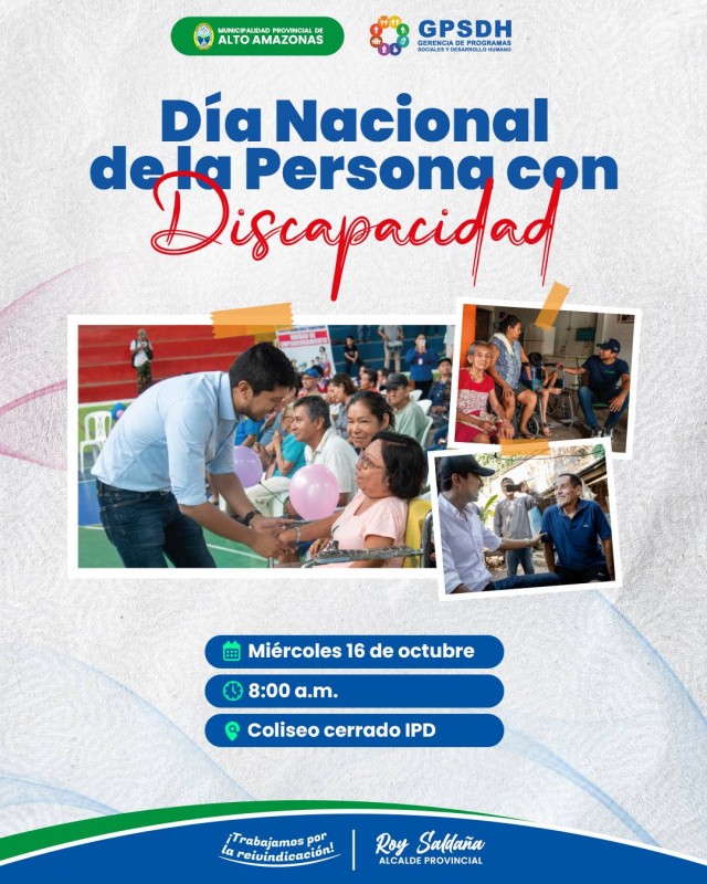D&iacute;a Nacional de la Persona con Discapacidad