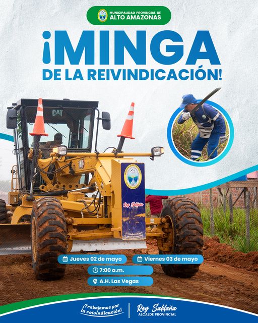 ¡MINGA DE LA REIVINDICACIÓN!