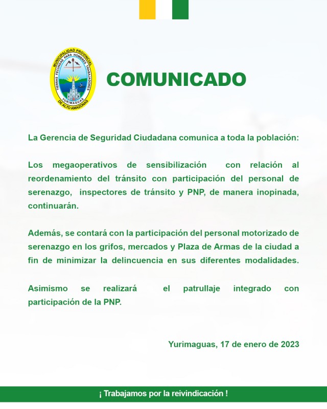 Comunicado