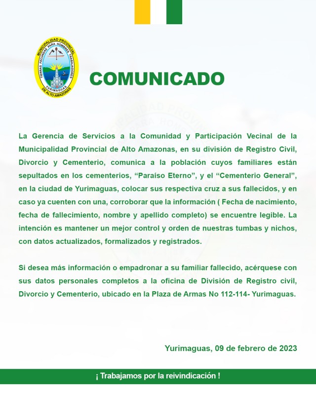Comunicado