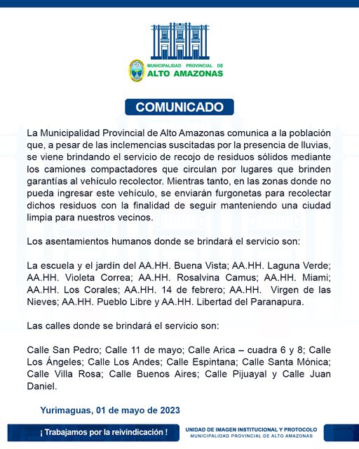 Comunicado