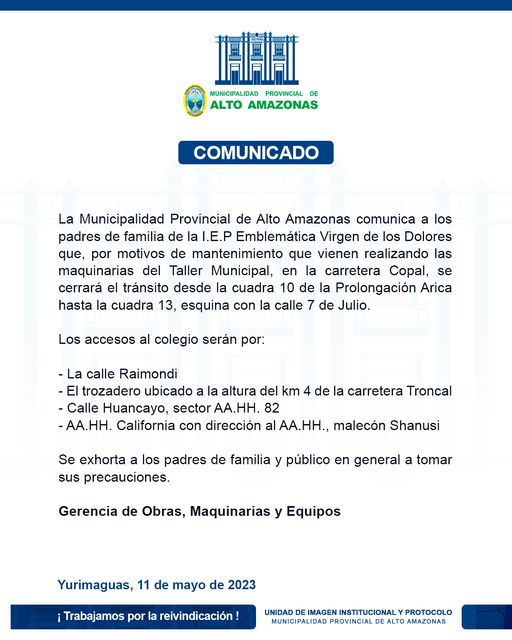 Comunicado