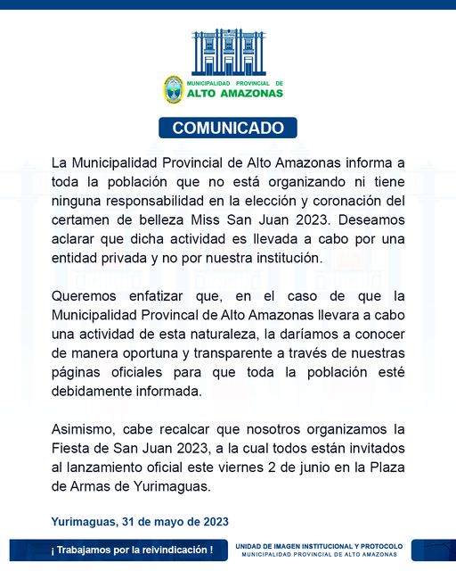Comunicado