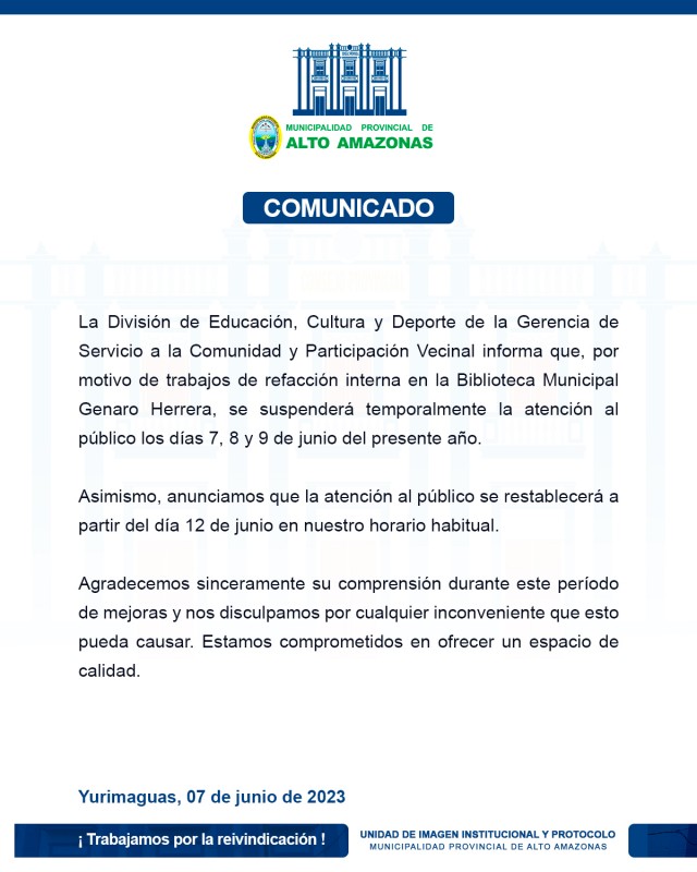 Comunicado