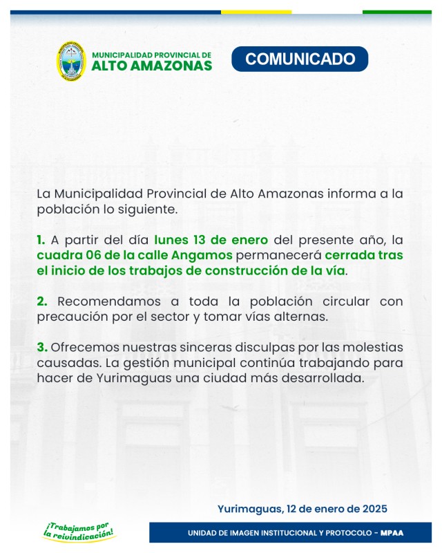 Comunicado