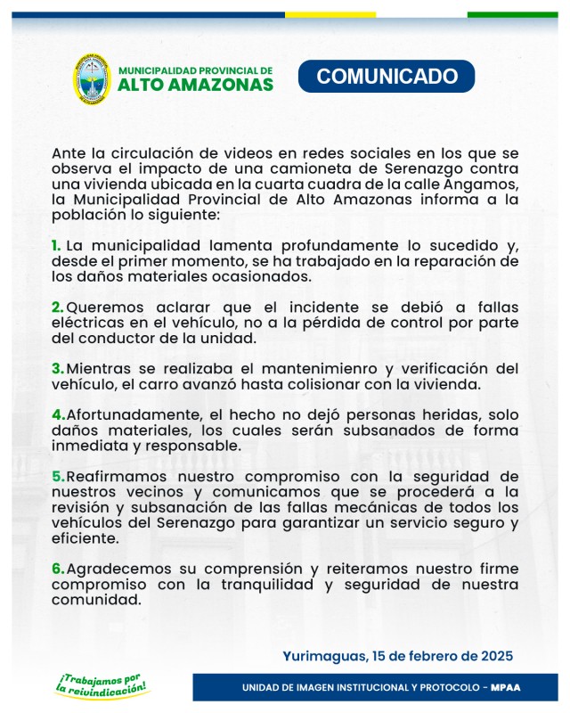 Comunicado