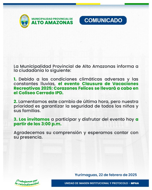 Comunicado