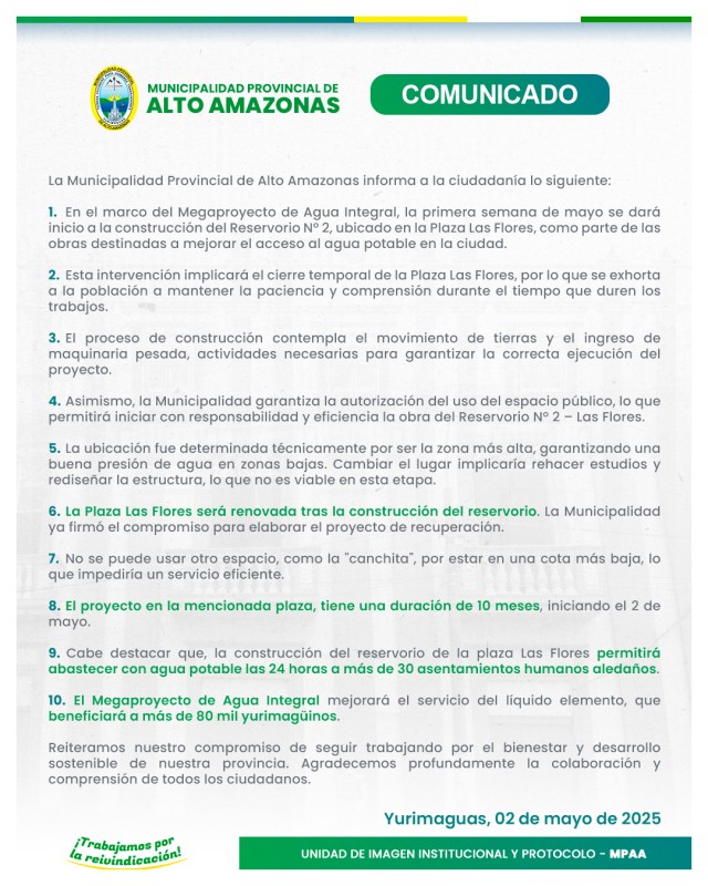 Comunicado
