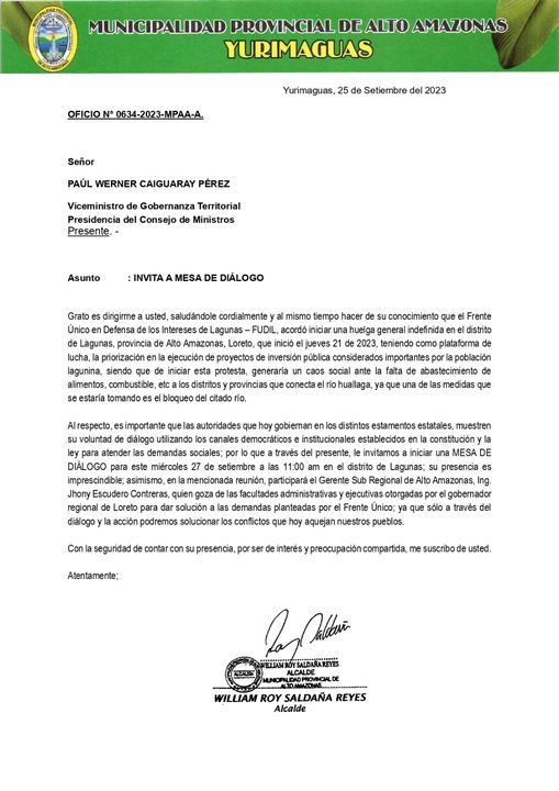 Mesa de di&aacute;logo