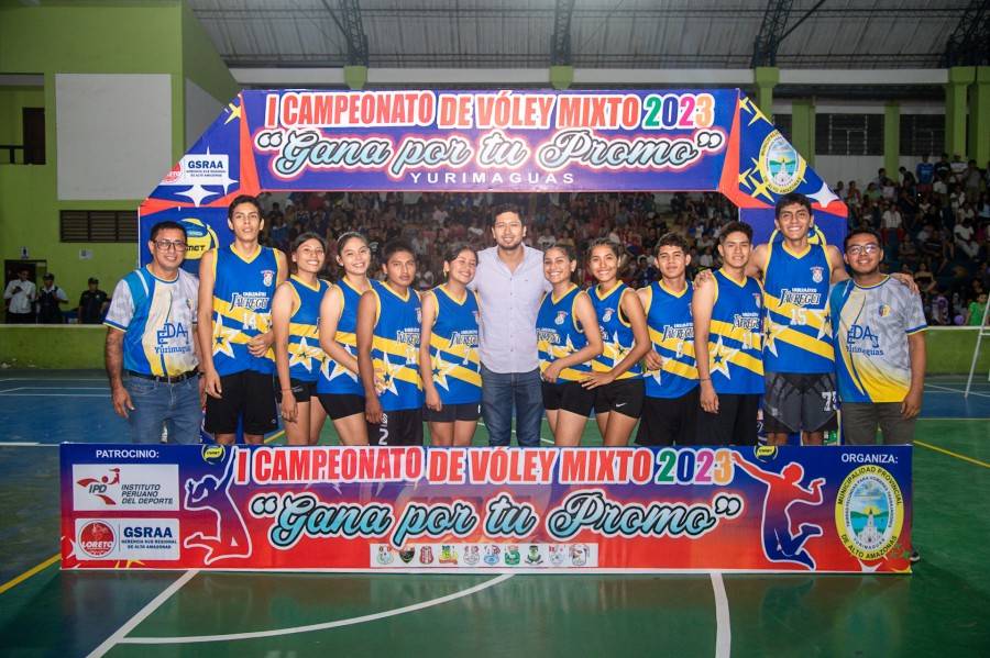 ALCALDE CLAUSURA EL I CAMPEONATO DE V&Oacute;LEY MIXTO 2023
