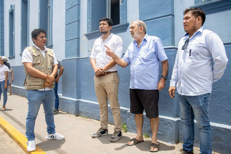ALCALDE INSPECCION&Oacute; AVANCES DE MANTENIMIENTO DE CATEDRAL