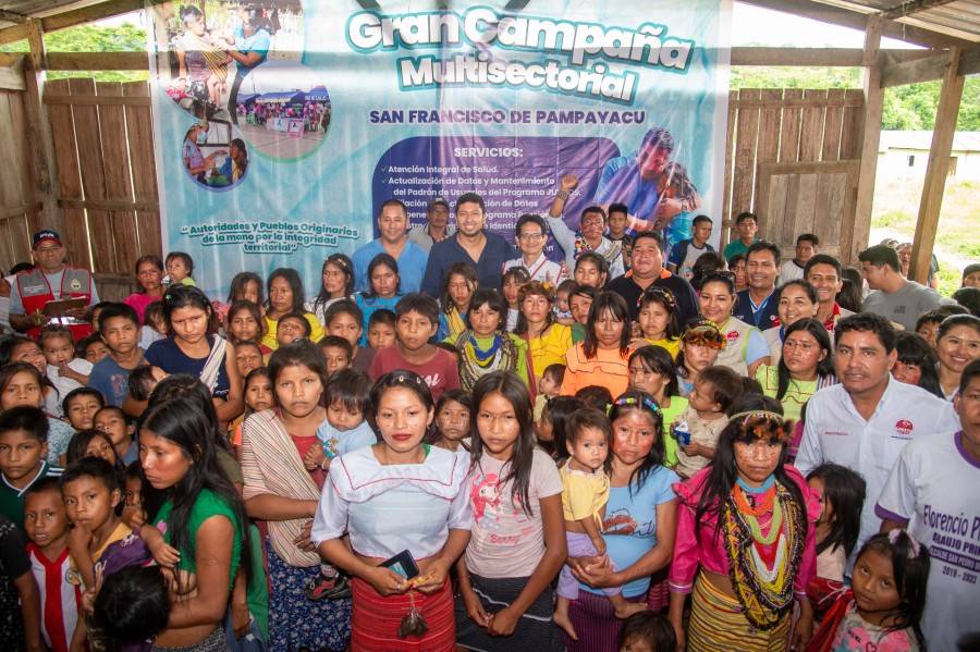 ALCALDE PARTICIP&Oacute; DE CAMPA&Ntilde;A MULTISECTORIAL EN SAN FRANCISCO DE PAMPAYACU