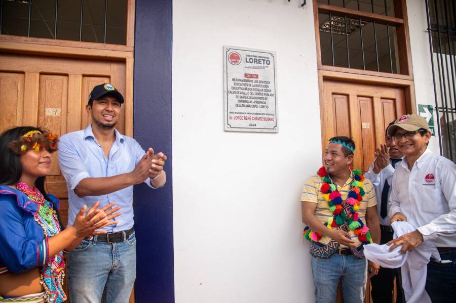 ALCALDE ROY SALDA&Ntilde;A PARTICIP&Oacute; DE INAUGURACI&Oacute;N DE 02 CENTROS EDUCATIVOS EJECUTADOS POR GOREL
