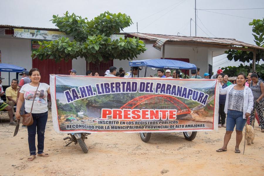 ALCALDE ROY SALDA&Ntilde;A REALIZ&Oacute; MINGA DE LA REIVINDICACI&Oacute;N EN A.H. LIBERTAD DEL PARANAPURA