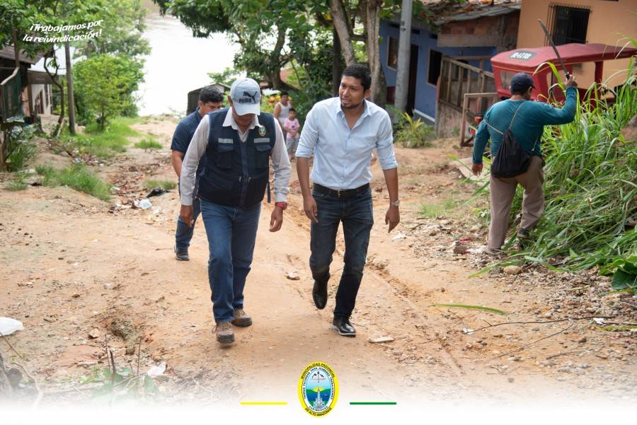 ALCALDE ROY SALDA&Ntilde;A REALIZ&Oacute; SUPERVISI&Oacute;N DE MANTENIMIENTO DE CALLES