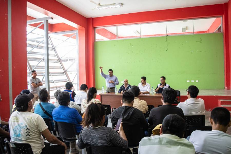 ALCALDE SOSTUVO REUNI&Oacute;N CON ESTIBADORES DE YURIMAGUAS