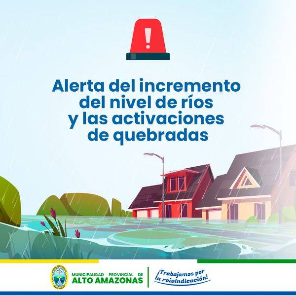 &iexcl;ALERTA DE INUNDACIONES! PRECAUCI&Oacute;N VECINAL