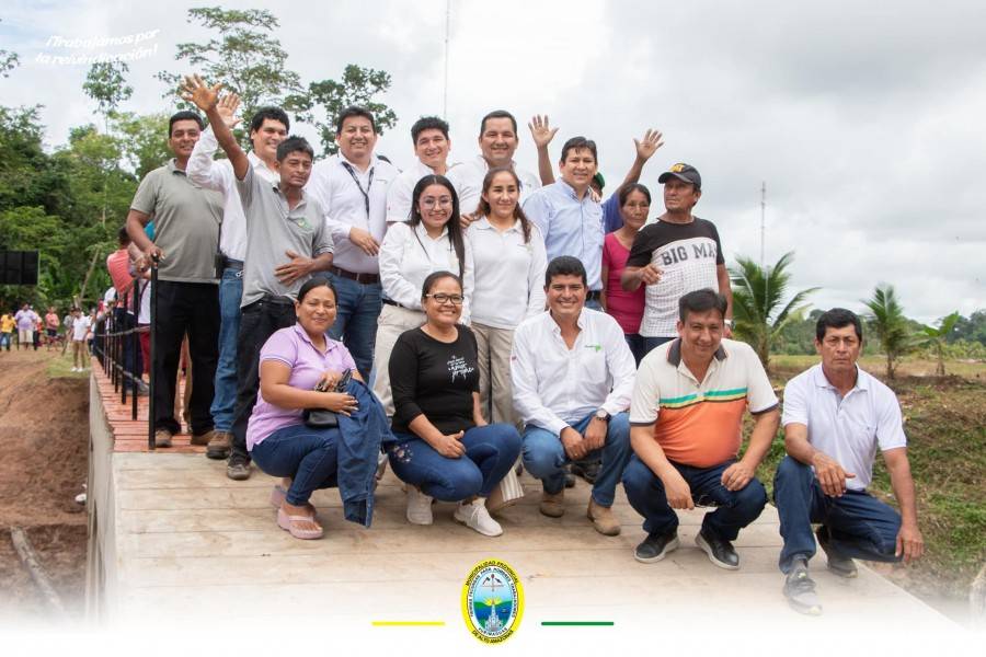 AUTORIDADES PARTICIPAN DE INAUGURACI&Oacute;N DE PUENTE 'YANAYACU'