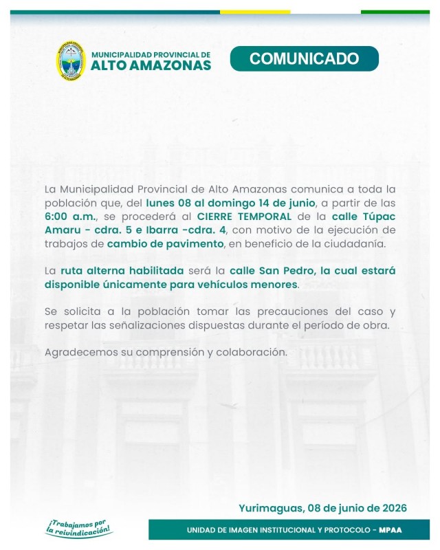 Comunicado