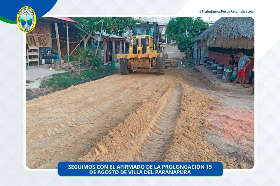 &iexcl;CONTINUAMOS CON EL MANTENIMIENTO DE CALLES!