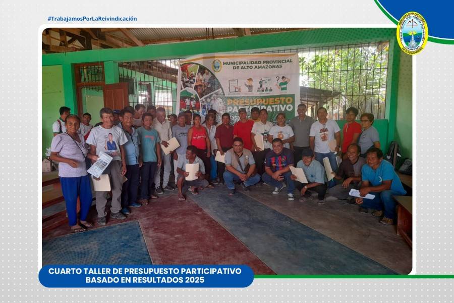 CUARTO TALLER DE PRESUPUESTO PARTICIPATIVO BASADO EN RESULTADOS 2025