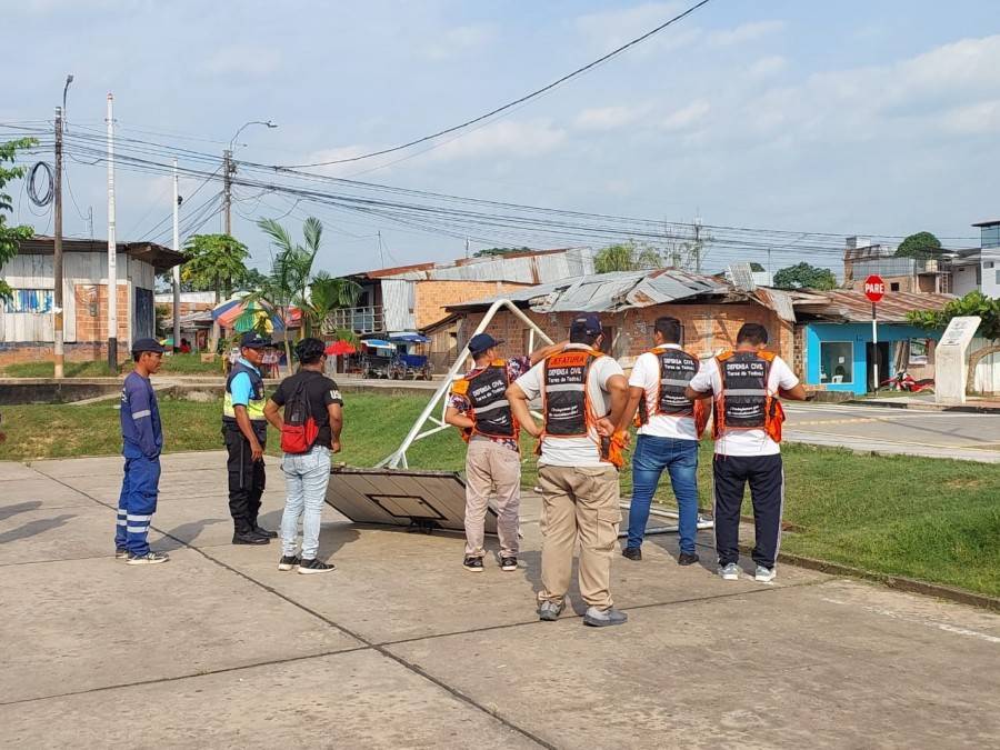 DEFENSA CIVIL REALIZ&Oacute; INSPECCI&Oacute;N A LOSAS DEPORTIVAS