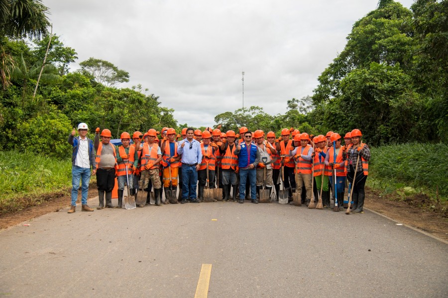 EJECUTAMOS TRABAJOS DE MANTENIMIENTO EN LA CARRETERA YURIMAGUAS &ndash; MUNICHIS &ndash; SAN RAFAEL