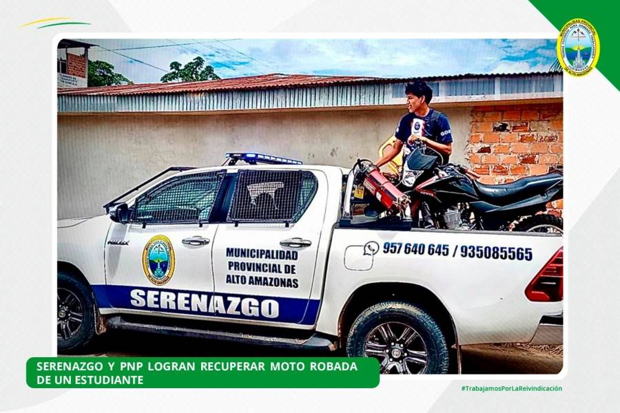 &iexcl;EN SUS D&Iacute;A, SERENAZGO LOGRA RECUPERAR MOTOCICLETA ROBADA!