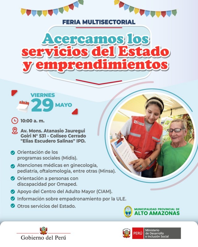 Feria Multisectorial: &iexcl;Servicios del Estado cerca de ti!