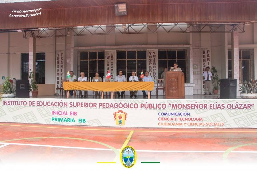 GERENTE MUNICIPAL PARTICIPA EN APERTURA DEL A&Ntilde;O ACAD&Eacute;MICO 2023 DEL INSTITUTO SUPERIOR PEDAG&Oacute;GICO MONSE&Ntilde;OR EL&Iacute;AS OL&Aacute;ZAR