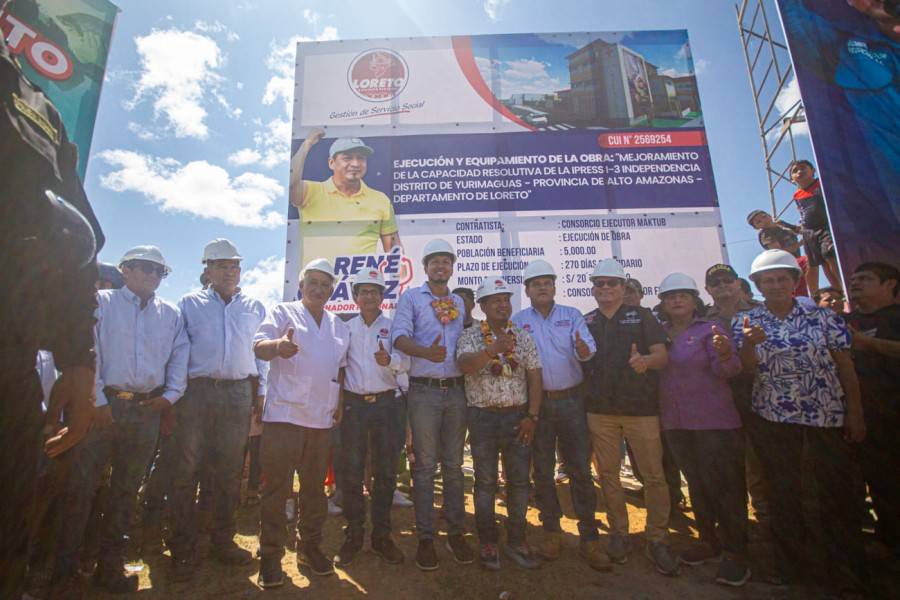GOBERNADOR Y ALCALDE COLOCAN PRIMERA PIEDRA DE IPRESS 1 &ndash; III INDEPENDENCIA