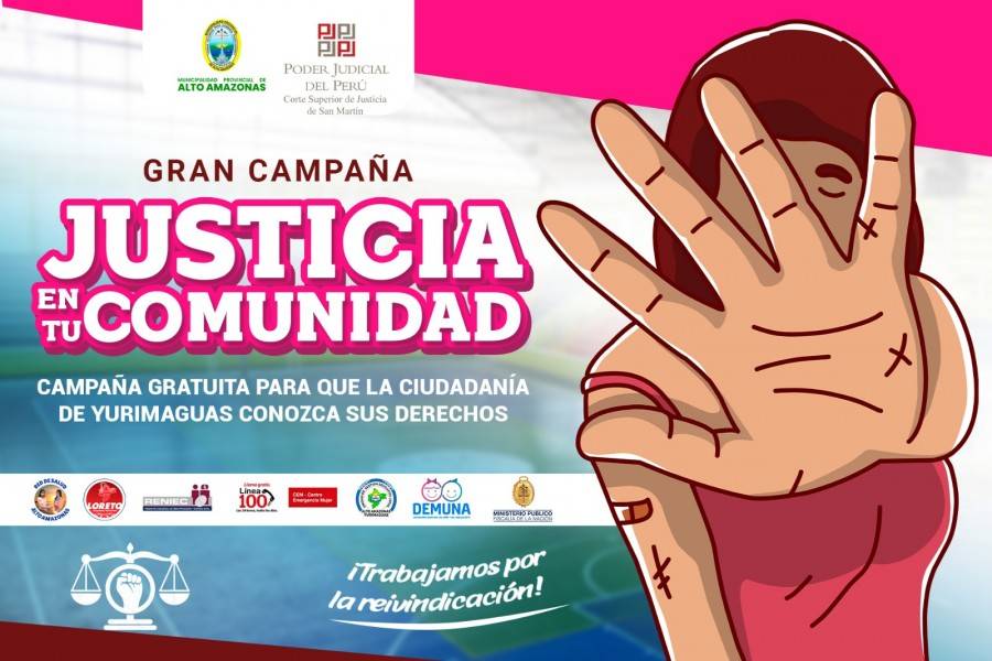 ¡GRAN CAMPAÑA: JUSTICIA EN TU COMUNIDAD!