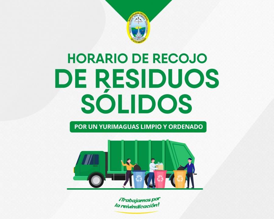 HORARIOS PARA EL RECOJO DE RESIDUOS S&Oacute;LIDOS