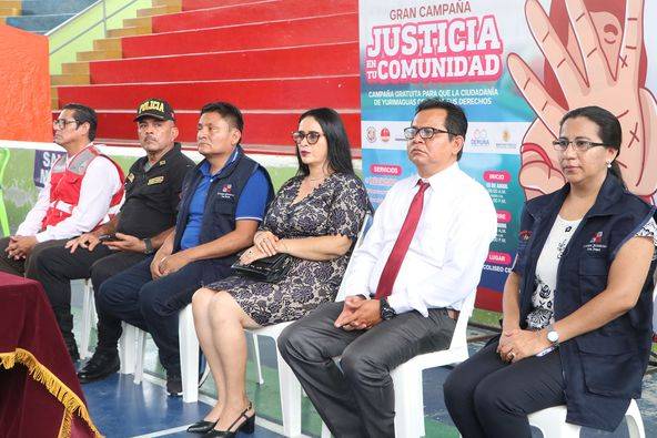 LANZAN LA CAMPA&Ntilde;A "JUSTICIA EN TU COMUNIDAD" EN YURIMAGUAS