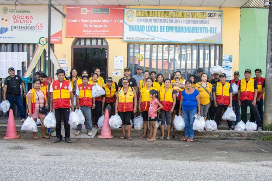 M&Aacute;S DE 100 KITS DE ALIMENTOS PARA LAS JUNTAS VECINALES Y RONDAS CAMPESINAS