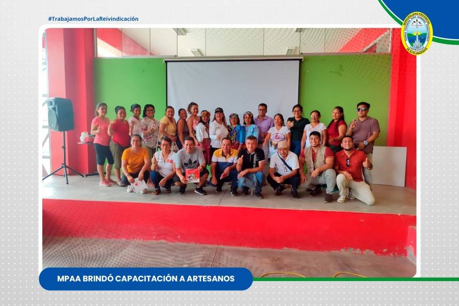 MPAA BRIND&Oacute; CAPACITACI&Oacute;N A ARTESANOS