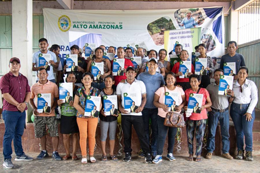 MPAA ENTREG&Oacute; T&Iacute;TULOS DE PROPIEDAD EN CENTRO POBLADO SANTA MAR&Iacute;A