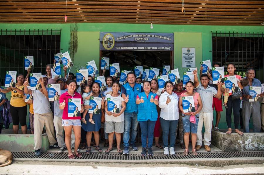 MPAA ENTREG&Oacute; T&Iacute;TULOS EN CENTRO POBLADO PROVIDENCIA