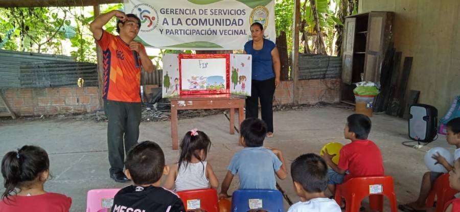 MPAA REALIZA CUENTA CUENTOS Y PINTURA "CORAZONES FELICES" EN ASENTAMIENTOS HUMANOS