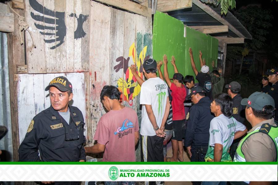 MPAA REALIZA OPERATIVO INTEGRAL CONTRA EL PANDILLAJE Y LA DELINCUENCIA EN LA CIUDAD