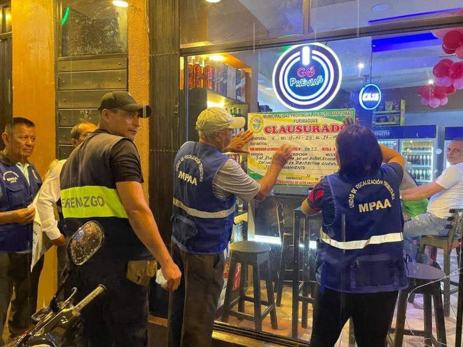 MPAA REALIZ&Oacute; OPERATIVO INOPINADO A BARES Y MINIMARKET