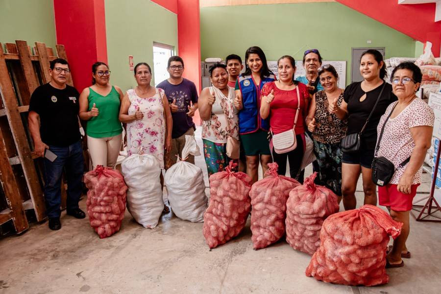 MPAA RECIBE KILOS DE PAPAS PARA COMEDORES POPULARES