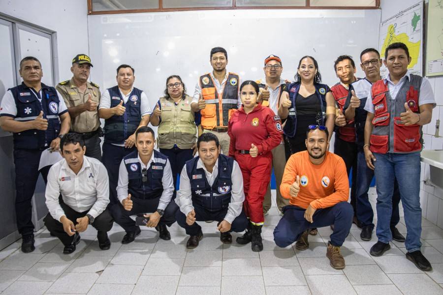 PLATAFORMA DE DEFENSA CIVIL REALIZA REUNI&Oacute;N DE SIMULACI&Oacute;N ANTE SISMO