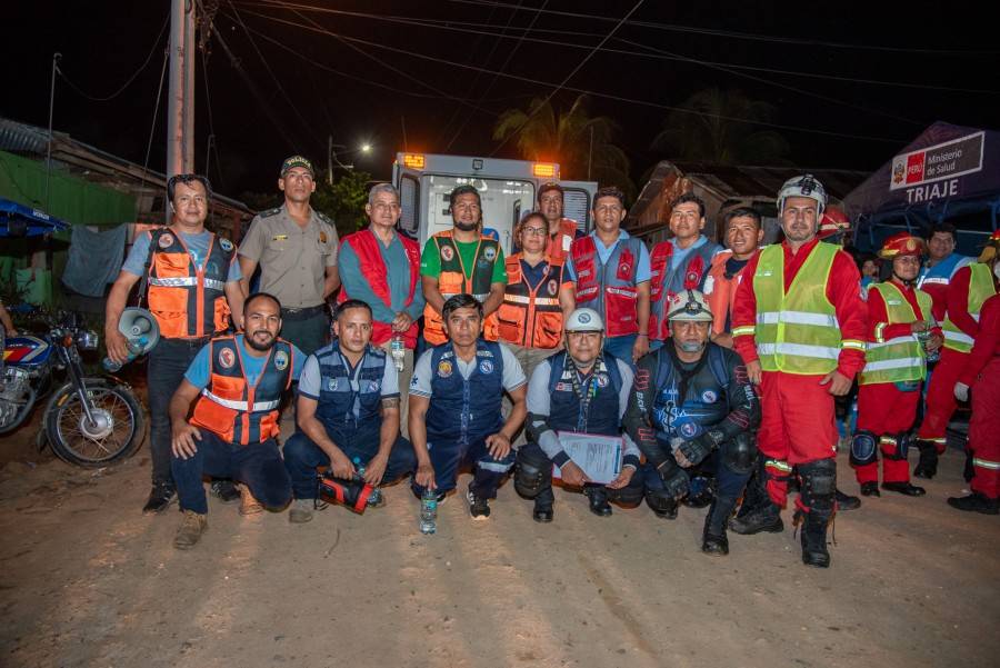 SIMULACRO DE LLUVIAS INTENSAS Y PELIGROS ASOCIADOS EN EL AA.HH. BRISAS DEL SHANUSI