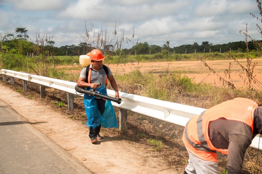 SUPERVISAMOS TRABAJOS DE MANTENIMIENTO EN LA CARRETERA YURIMAGUAS &ndash; MUNICHIS &ndash; SAN RAFAEL