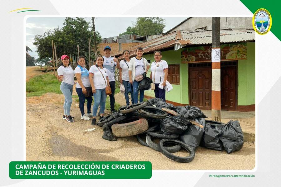 TODOS JUNTOS CONTRA EL DENGUE - M&Aacute;S DE 30 TONELADAS DE RESIDUOS RECOLECTADOS EN CAMPA&Ntilde;A DE RECOJO DE CRIADEROS DE ZANCUDO