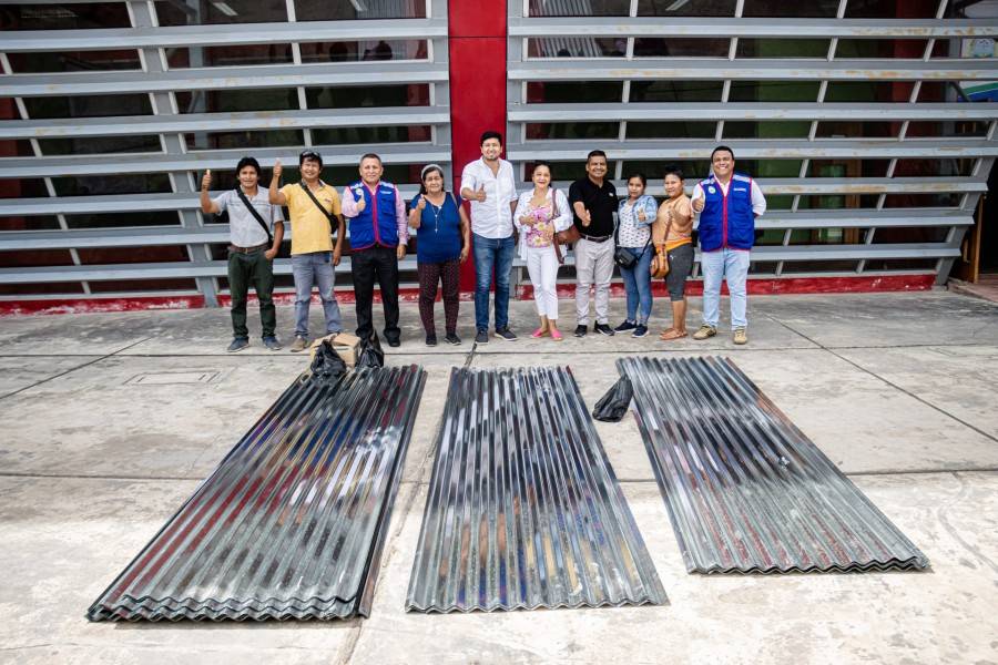&iexcl;TU ALCALDE TE ESCUCHA!: ROY SALDA&Ntilde;A ENTREG&Oacute; MATERIALES DE CONSTRUCCI&Oacute;N Y OTROS BIENES