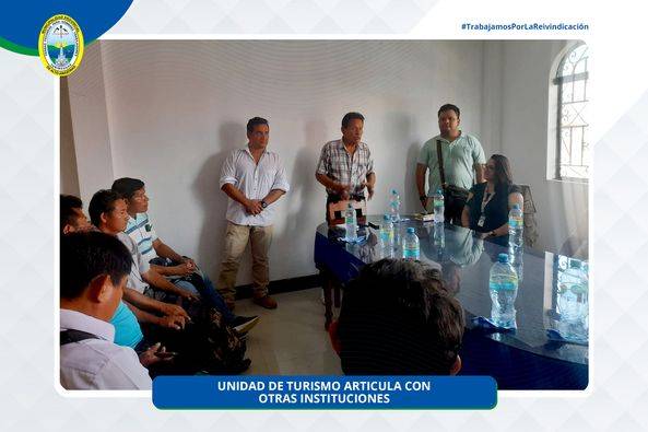 UNIDAD DE TURISMO ARTICULA CON OTRAS INSTITUCIONES.